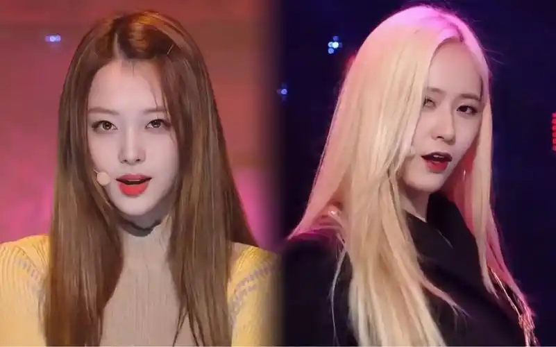 很难再有郑秀晶&崔雪莉这样惊艳的双忙内了吧!