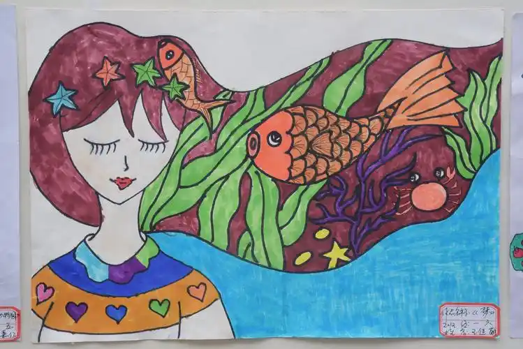 尤其是这幅一六班王佳萌的《梦》这就是一年级小朋友天真烂漫的想法!