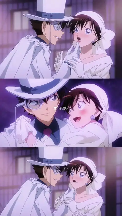 自截情侣头像怪盗基德和中森公主基德真会撩