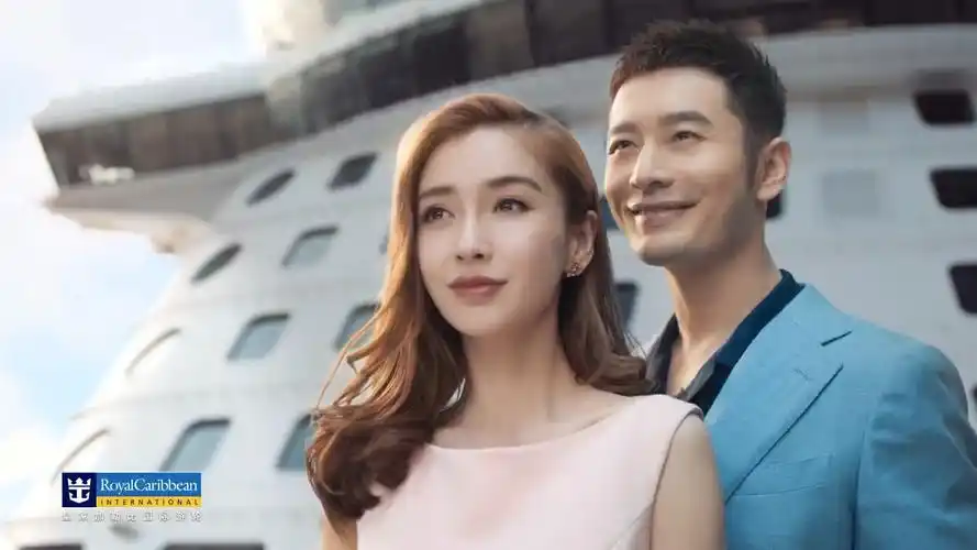 angelababy黄晓明代言邮轮广告新出炉这顿狗粮相当高端奢华有档次