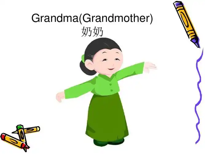 儿童英语家庭成员ppt