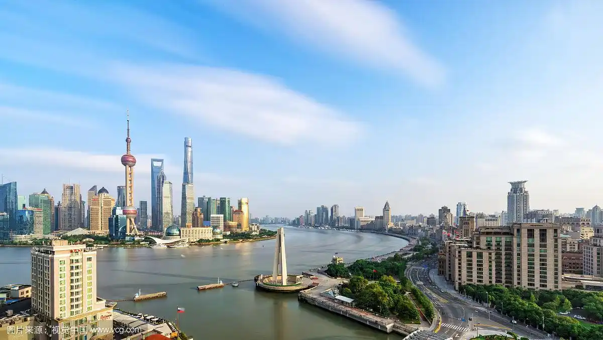 上海城市风光全景