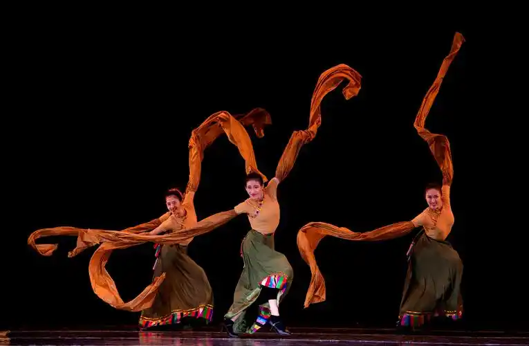 藏族女子群舞《卓表演性组合》舞者:中央民族大学舞蹈学院2015级表演