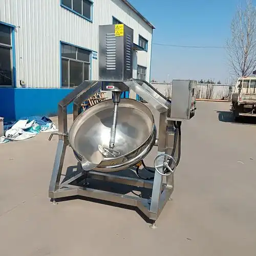 麻辣香锅底料加工炒锅 火锅底料搅拌炒锅 电加热行星搅拌炒锅价格