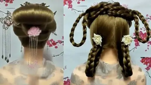 2018年最新8款古风盘发造型,你跟上了流行趋势了吗?