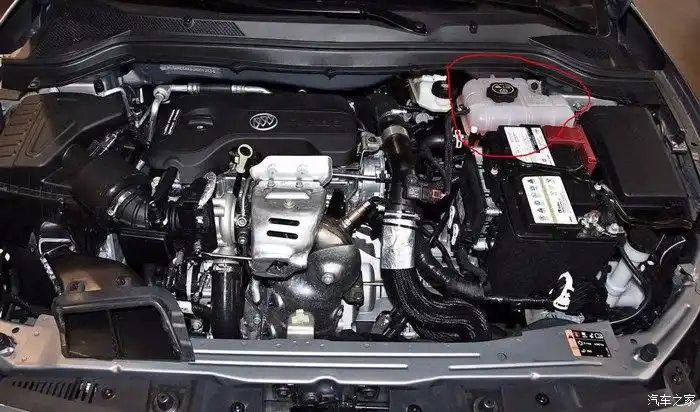 全新英朗的防冻液液位怎么看的?