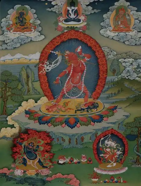 弥陀佛极乐世界格萨尔王喜金刚胜乐巴青齐确财宝天王释迦摩尼十世班禅