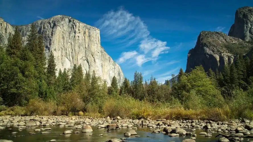 优美胜地公园山谷风景4k高清动态壁纸
