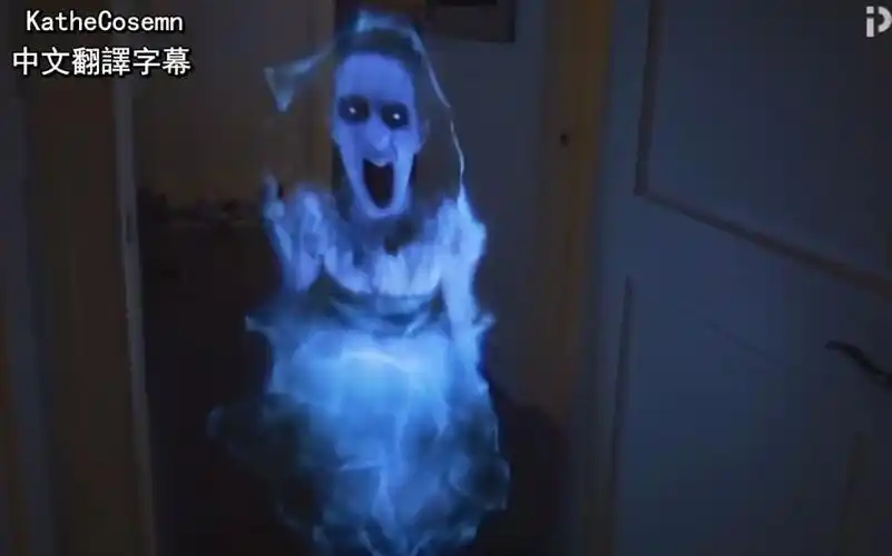 男子用现实增强技术设计恐怖幽灵吓醒熟睡中的女友