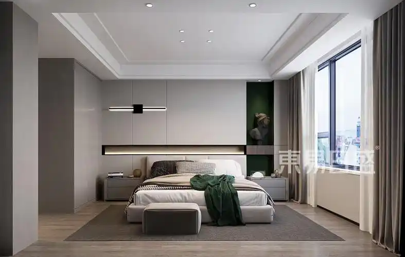 茵特拉肯130平三居简约风格装修效果图