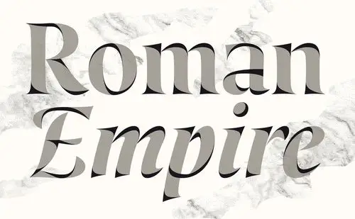 优雅古典欧式复古海报杂志logo标题英文字体设计素材 resonay font