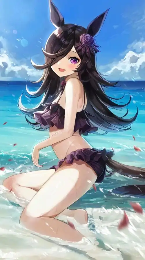 游泳衣淋浴女孩子马娘