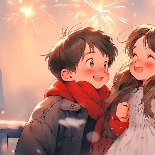 卡通可爱情侣头像 09930008    #情侣头像##情侣头像无水印