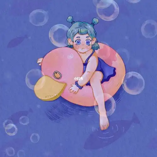 打卡速练习①游泳小可爱