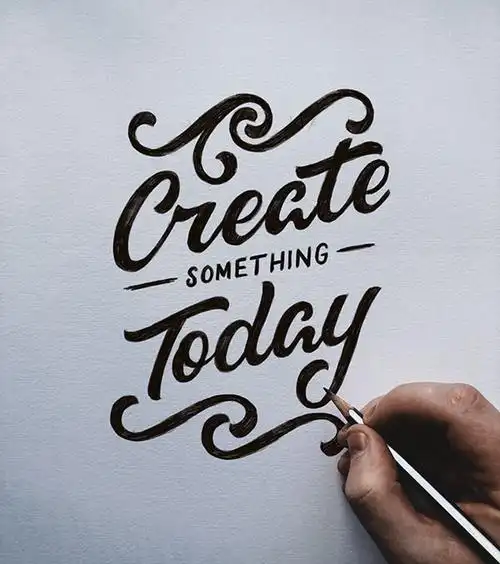 字体设计欣赏英国williampaterson手绘书法作品欣赏