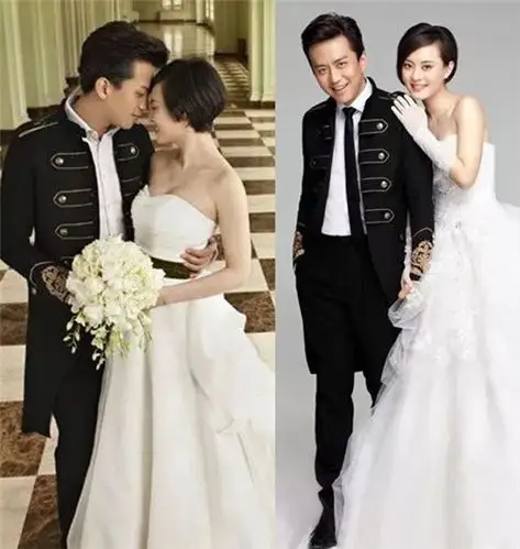 结婚照不知道该怎么拍 来看看明星们的婚纱照找灵感