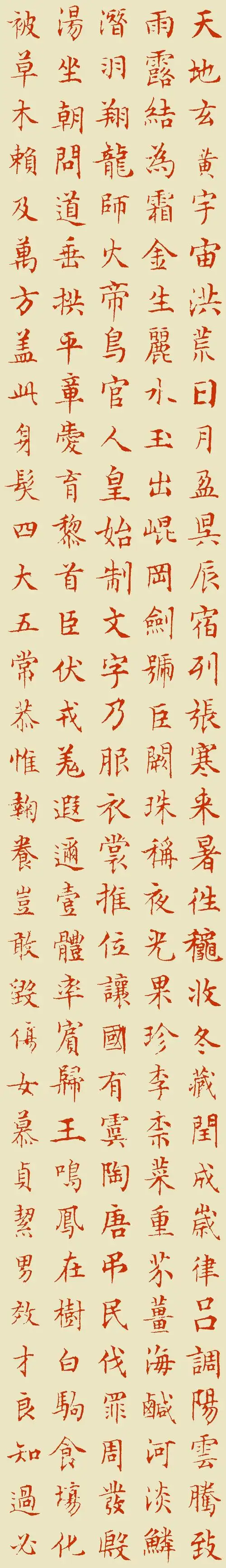 文徵明·千字文