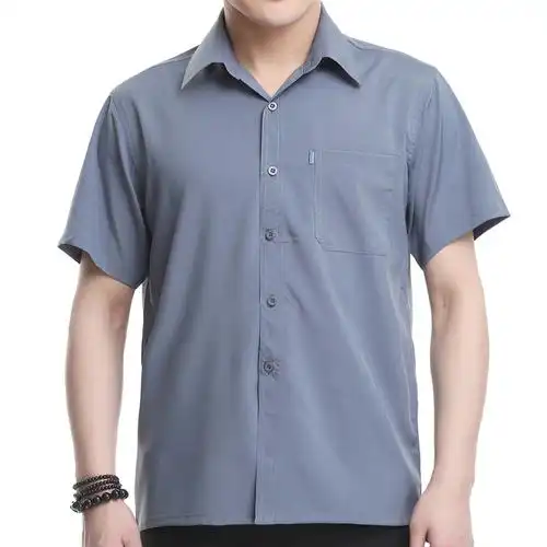 喜欢中老年人男夏装 男士短袖 衬衫的还喜欢