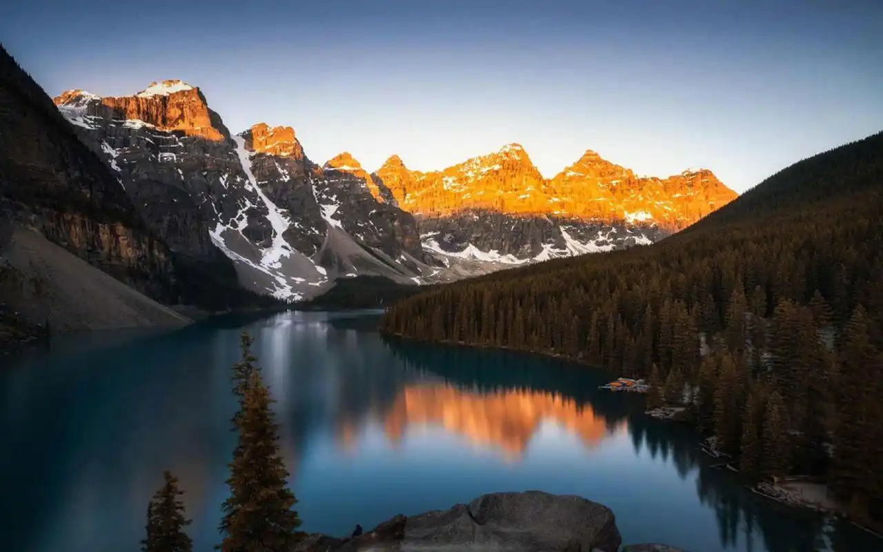 大自然雪山美景高清图片桌面壁纸-风景壁纸-手机壁纸下载-美桌网