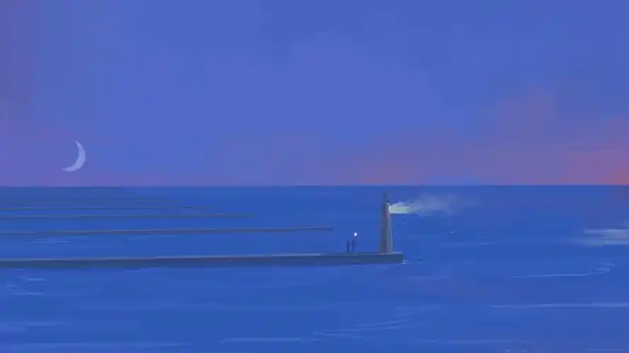 治愈系简约意境手绘插画桌面壁纸