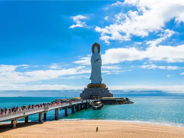 公交车可直达的三亚特色景区:南山