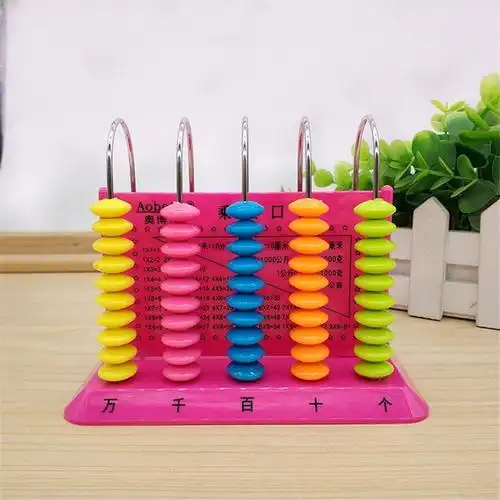 仓梵一二年级数学课程计数器个十百千万位认识五行计算器小学生教具一