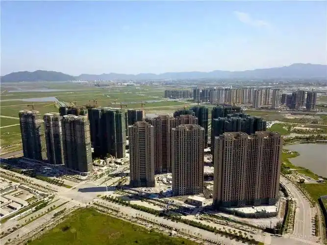 航拍龙港新城变化巨大