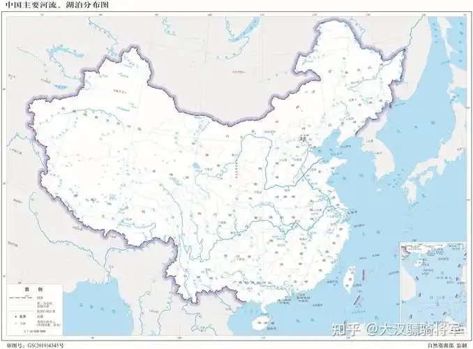请问谁有中国河流分布图全面详细高清的