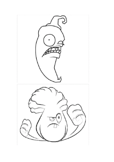 简笔画植物大战僵尸2简笔画