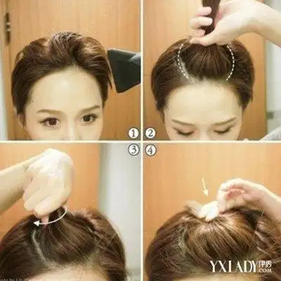 如何让短刘海扎上去 一分钟教你编出气质迷人的发型