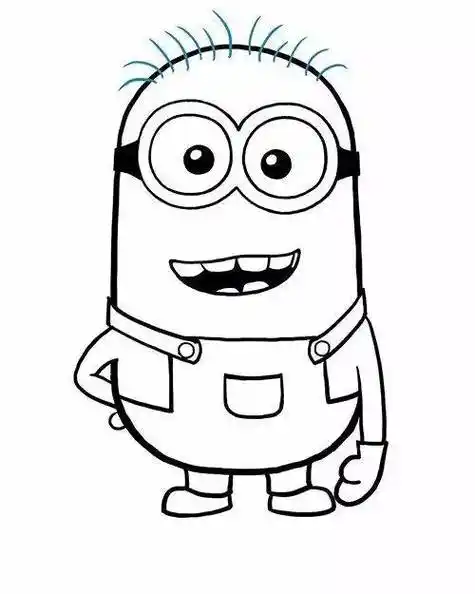 小黄人简笔画 小黄人简笔画卡通人物