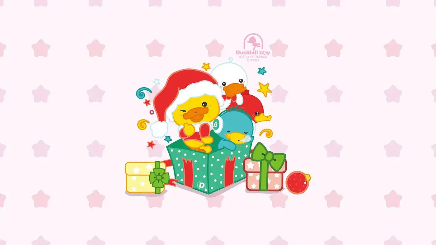 小清新鸭嘴兽可爱卡通高清桌面壁纸高清大图预览1920x1080_卡通动漫下