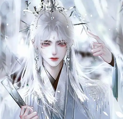 古风白发男生头像滑稽泡泡枪eachflowerhasitsownfragrance