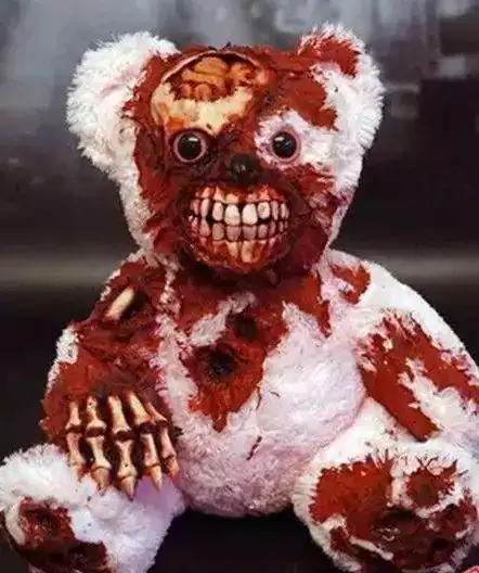 惊悚全球仅限一款的泰迪熊却因太恐怖列为少儿不宜不敢爱了