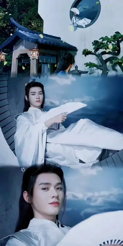 月下摇扇动态全屏壁纸#山河令##龚俊#_哔哩哔哩_bilibili