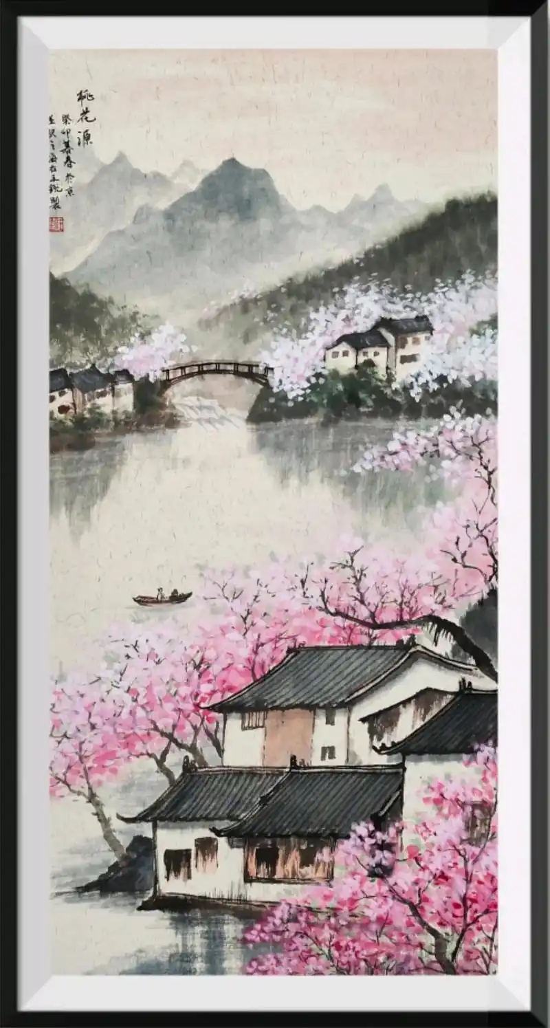 感受国画的意境之美 #江南水乡美如画 #世外桃源 #唯美意 - 抖音