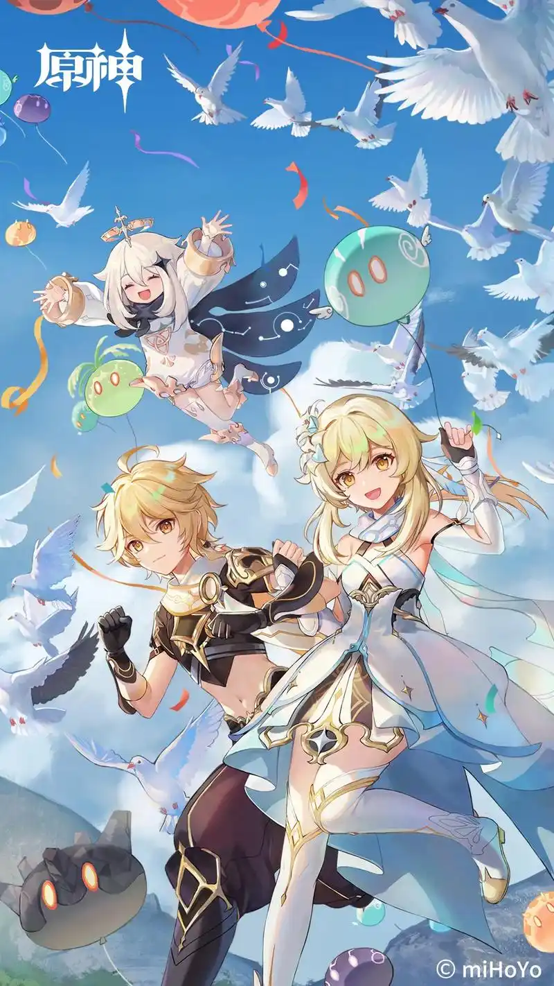 原神 #空#荧 #手绘 懒的画派蒙,也可以说是没地方画派蒙 - 抖音