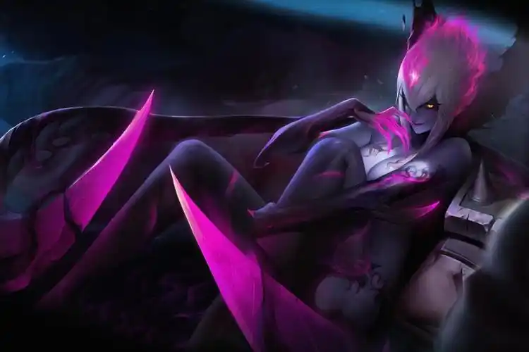 lol英雄联盟痛苦之拥伊芙琳寡妇皮肤9