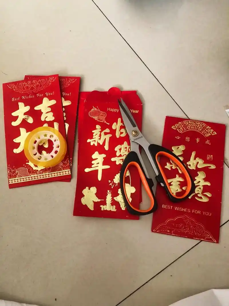 手工自制红包灯笼 #月圆人圆事事圆 #过中秋的仪式感 - 抖音