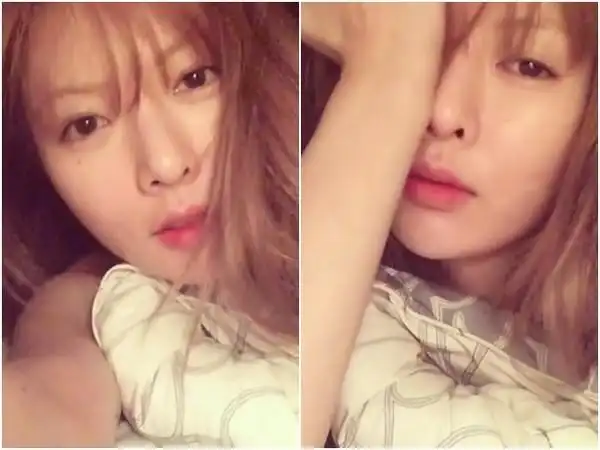 泫雅失眠全素颜见人 躺床上撒娇融化网友