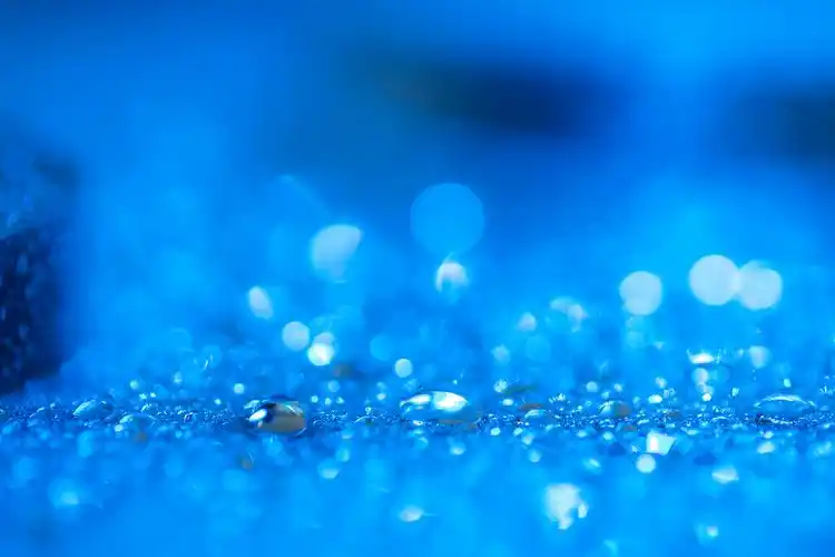 宝蓝色水晶梦幻场景