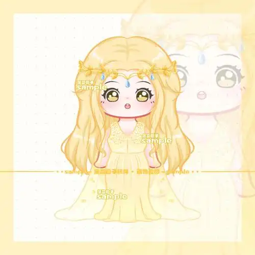 现稿展示q版angelababy杨颖