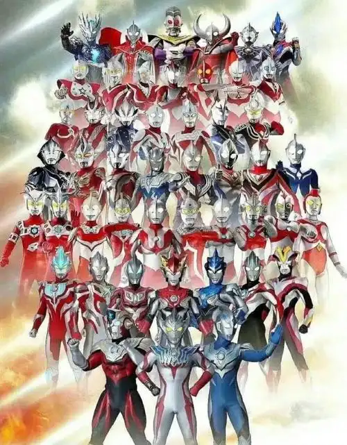 动漫表情包 奥特曼家族