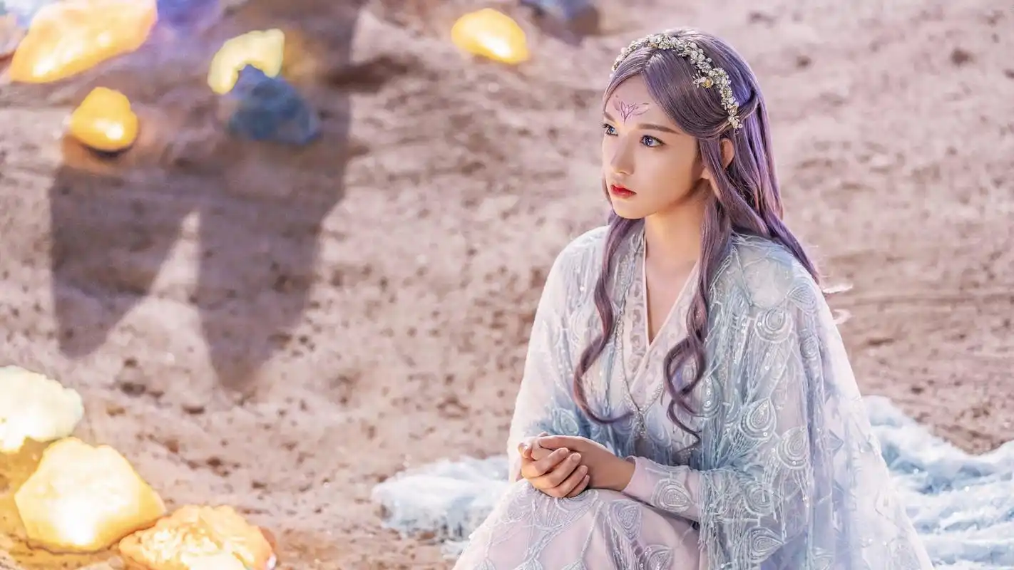 演员程潇,电视剧《灵域》粉颊乌发,婉约灵动,请看剧照