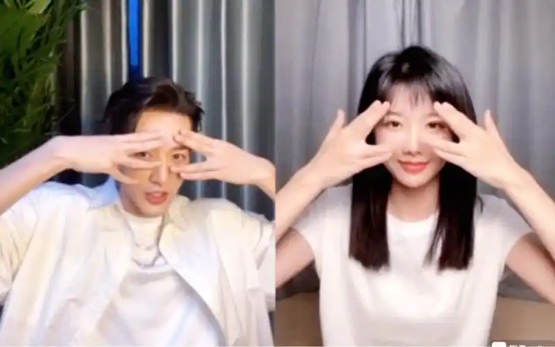 邓为潘美烨寻青合体直播先来个小甜饼太甜了