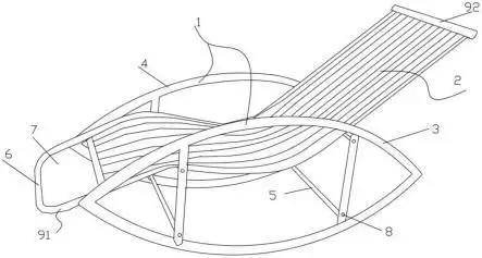 一种便于拆装的不锈钢摇椅的制作方法