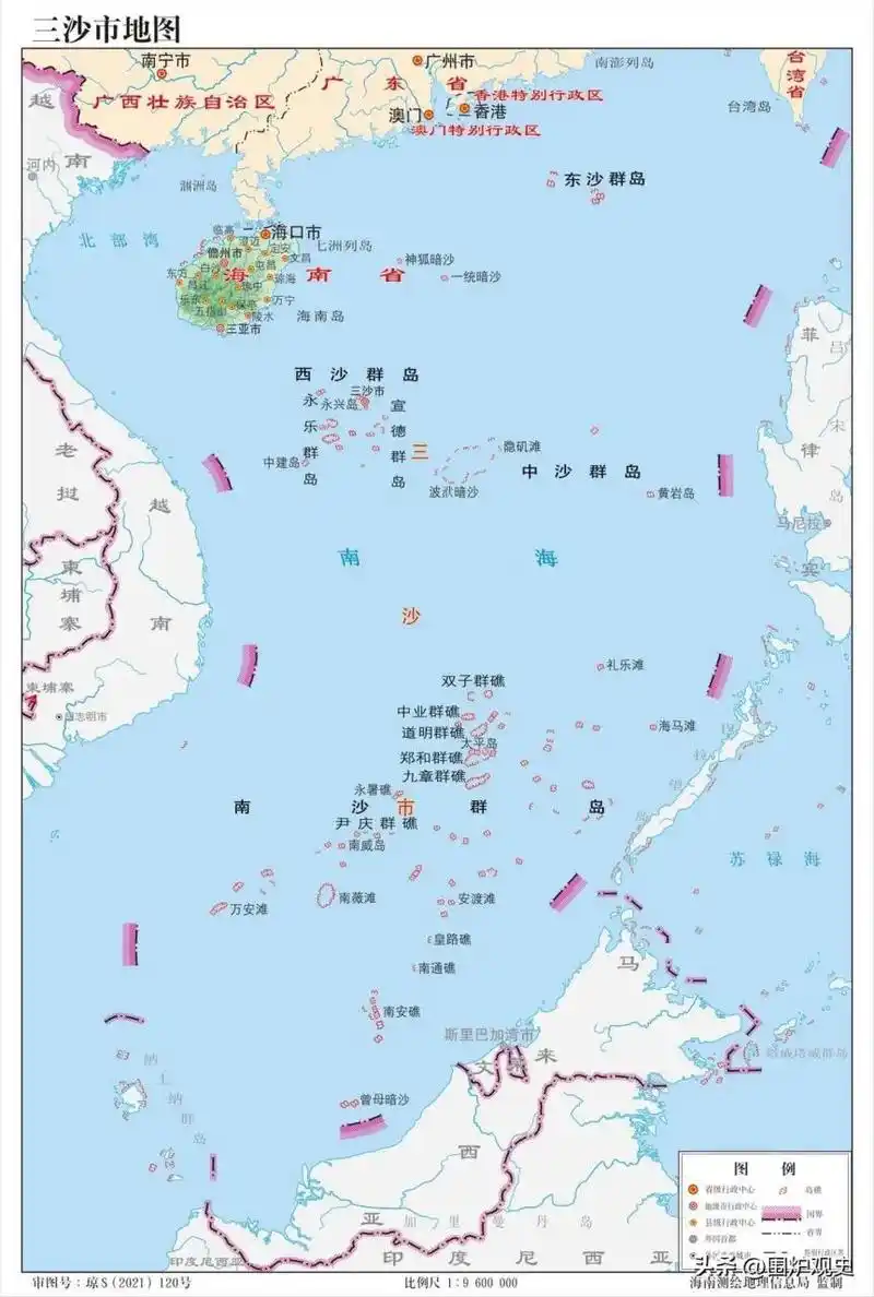 我国南海岛礁面积大小及控制情况,目前在南海数十个比较大的岛礁中