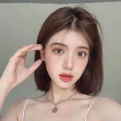 假毛女短发奶奶灰网红中分无刘海bobo波波头帅气超a自然全头套式