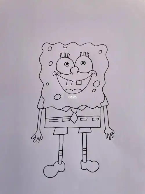 海绵宝宝简笔画