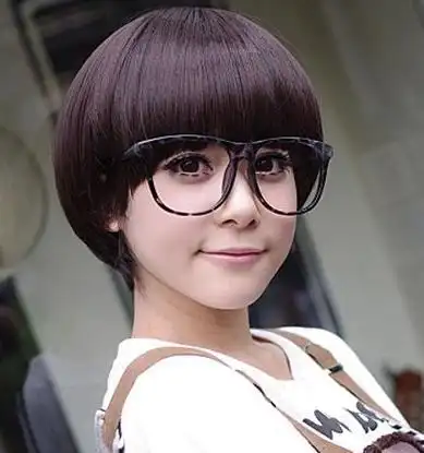 蘑菇头短发发型图片不挑脸型的蘑菇头发型清新温柔